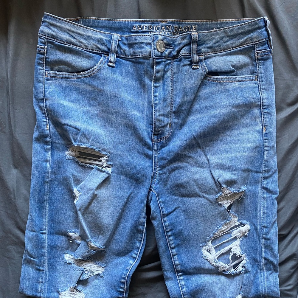 High waisted jegging